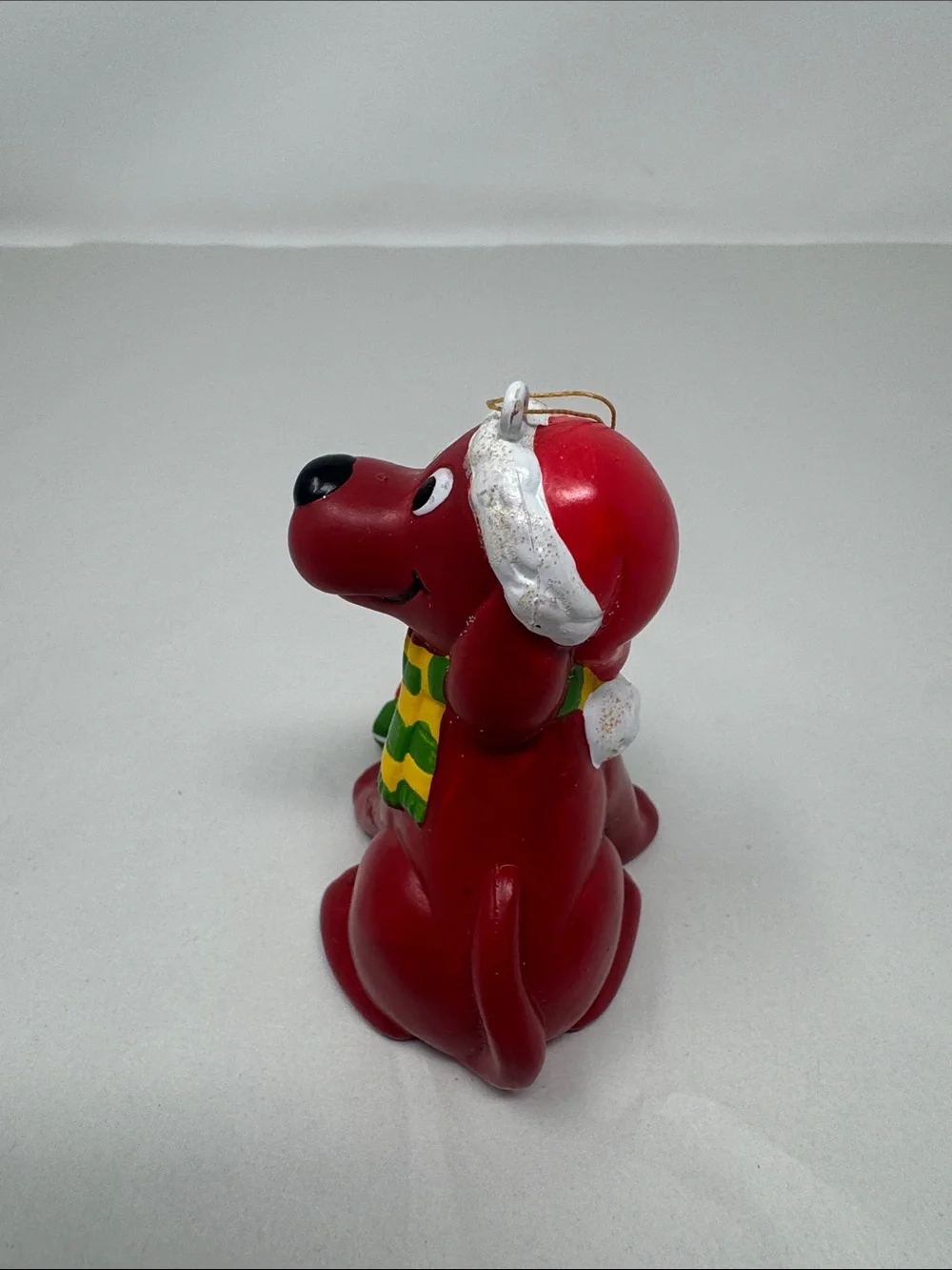 CLIFFORD THE BIG RED DOG CHRISTMAS ORNAMENT 2002 Y2K RARE SCHOLASTIC PBS KIDS